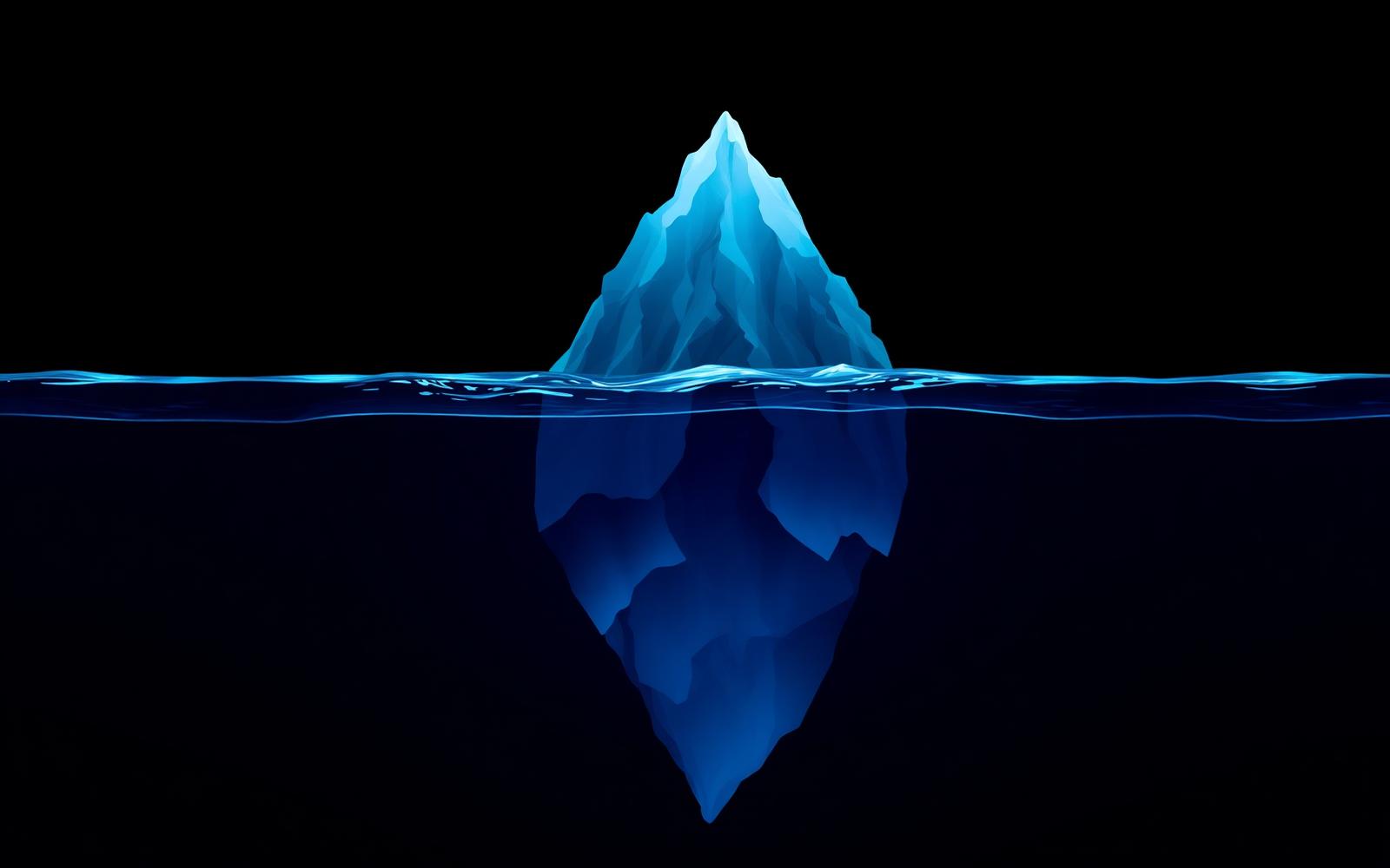 The labor line iceberg — visible costs above the waterline, hidden drag below